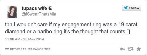 Tweet by @tupacs wife ☯