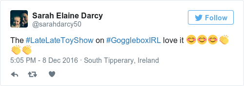 Tweet by @Sarah Elaine Darcy