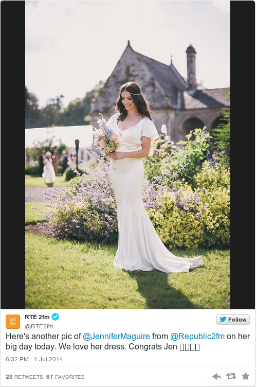 Tweet by @RTÉ 2fm