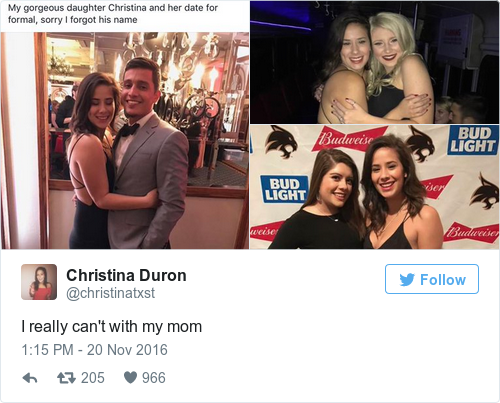 Tweet by @Christina Duron