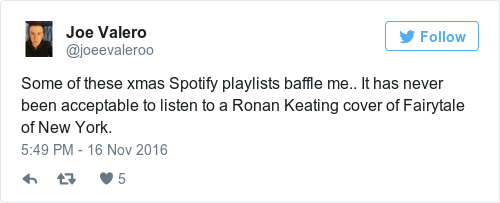 Tweet by @Joe Valero