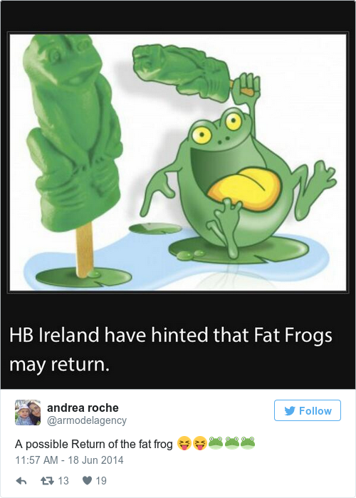 Tweet by @andrea roche