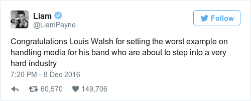 Tweet by @Liam