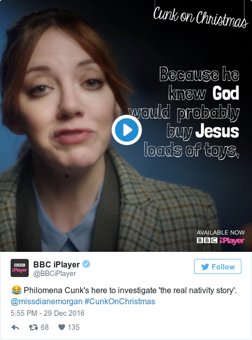 Tweet by @BBC iPlayer