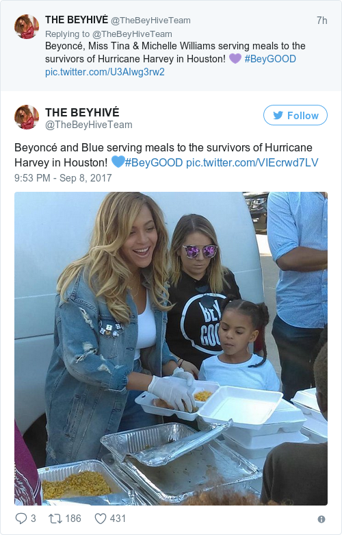 Tweet by @THE BEYHIVÉ