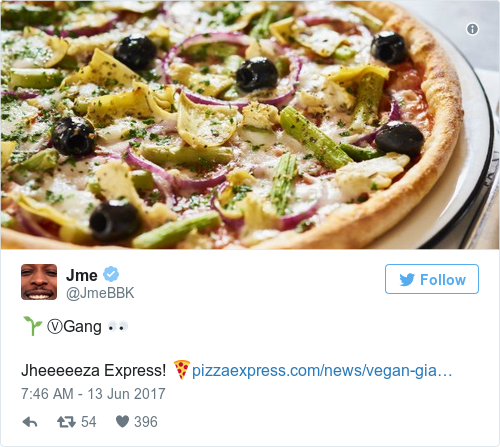 Tweet by @Jme