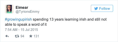 Tweet by @Eimear