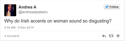Tweet by @Andrea A