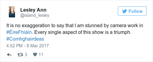 Tweet by @Lesley Ann