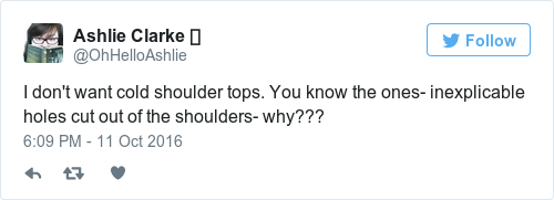 Tweet by @Ashlie Clarke 🍂