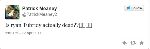 Tweet by @Patrick Meaney
