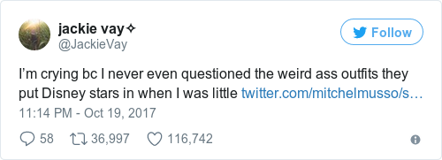 Tweet by @jackie vay✧
