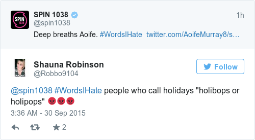 Tweet by @Shauna Robinson
