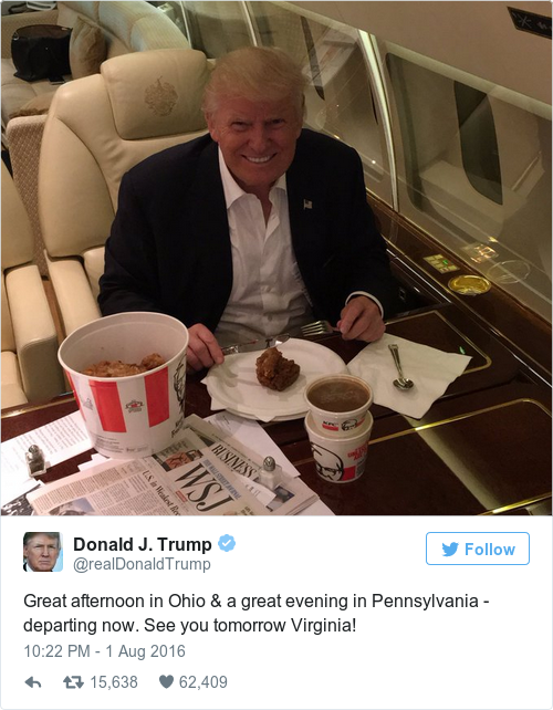 Tweet by @Donald J. Trump