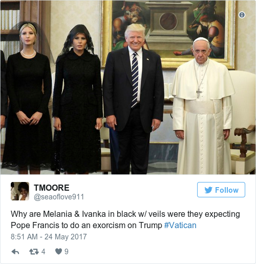 Tweet by @TMOORE