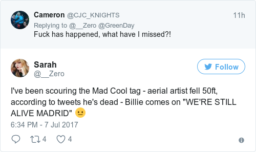 Tweet by @Sarah