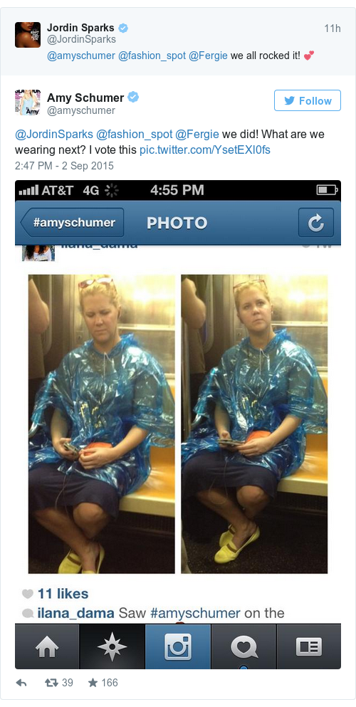 Tweet by @Amy Schumer
