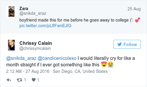 Tweet by @Chrissy Calain