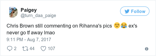 Tweet by @Paigey