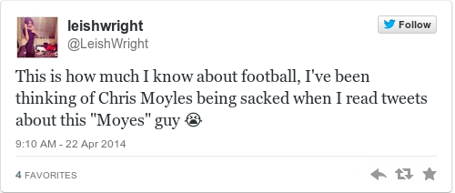 Tweet by @leishwright