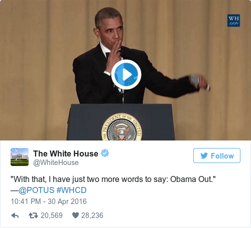 Tweet by @The White House