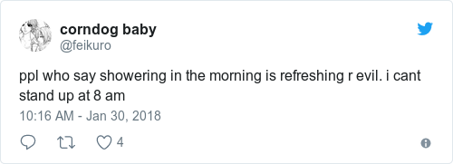 Tweet by @corndog baby