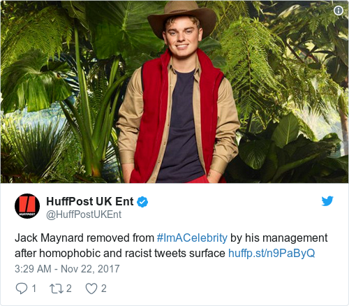 Tweet by @HuffPost UK Ent
