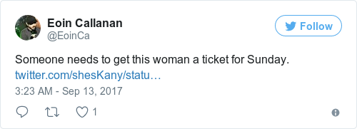 Tweet by @Eoin Callanan