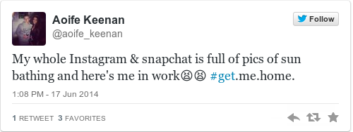 Tweet by @Aoife Keenan