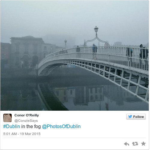 Tweet by @Conor O'Reilly