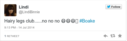 Tweet by @Lindi