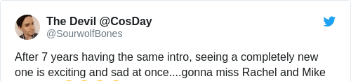 Tweet by @The Devil @CosDay