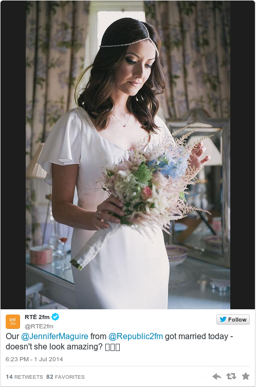 Tweet by @RTÉ 2fm