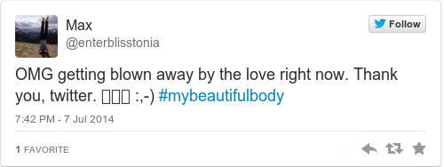 Tweet by @Max