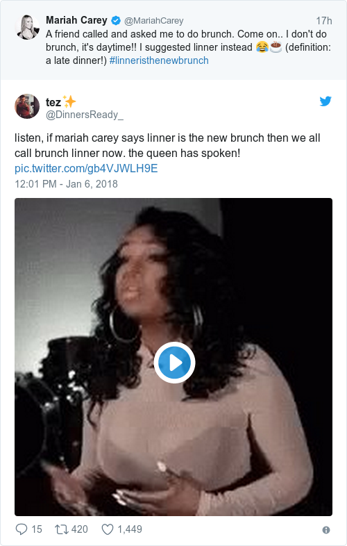 Tweet by @tez✨
