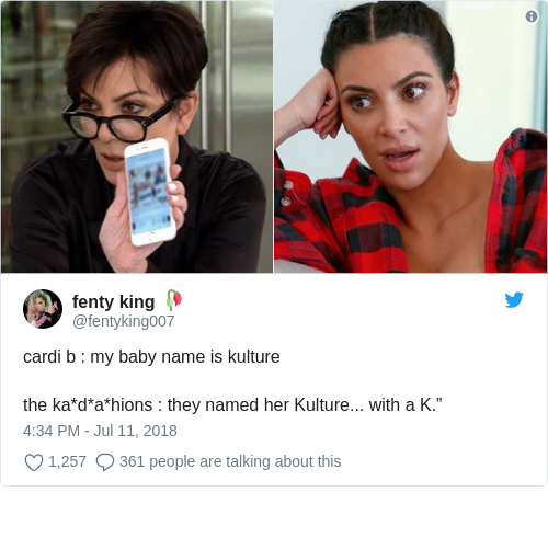 Tweet by @fenty king 🥀