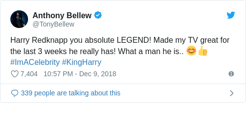 Tweet by @Anthony Bellew