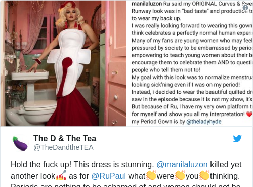 Tweet by @The D & The Tea