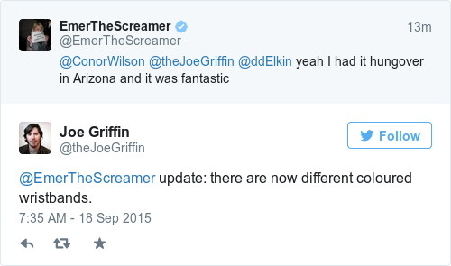 Tweet by @Joe Griffin