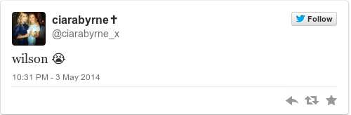 Tweet by @ciarabyrne✝