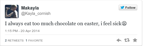 Tweet by @Makayla