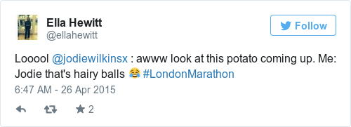 Tweet by @Ella Hewitt
