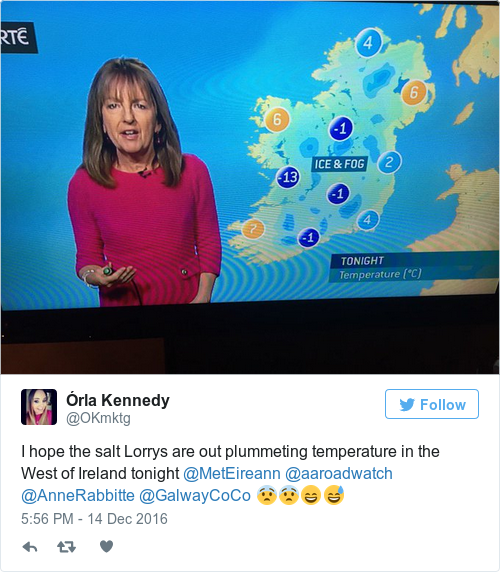 Tweet by @Órla Kennedy