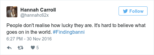 Tweet by @Hannah Carroll