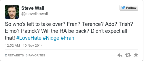 Tweet by @Steve Wall