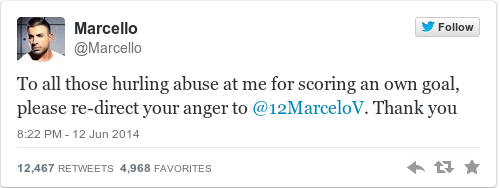 Tweet by @Marcello