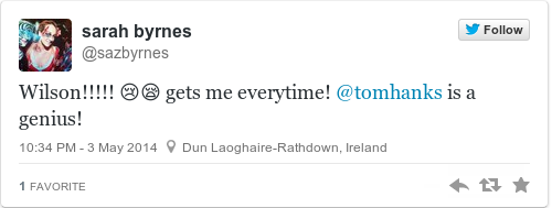 Tweet by @sarah byrnes