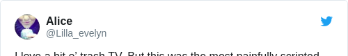Tweet by @Alice