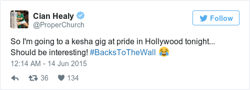 Tweet by @Cian Healy