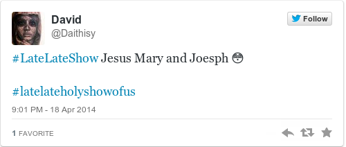 Tweet by @David